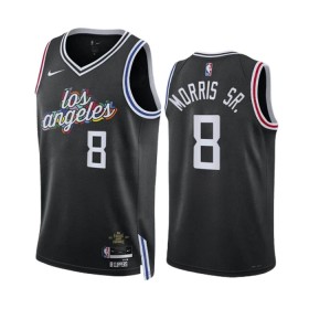 Dres Los Angeles Clippers Marcus Morris SR 8 Nike 2022-23 City Edition Crno Swingman